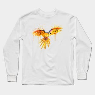 Flying Parrot watercolor Long Sleeve T-Shirt